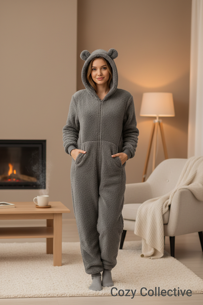 Grey Winter Onesie - Cozy Collective