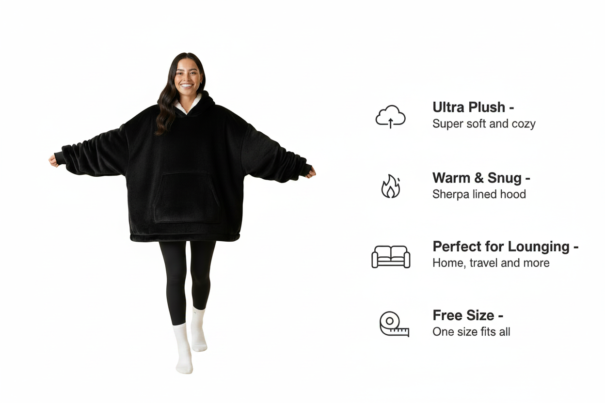 Ultra Plush Short Huggle Hoodie