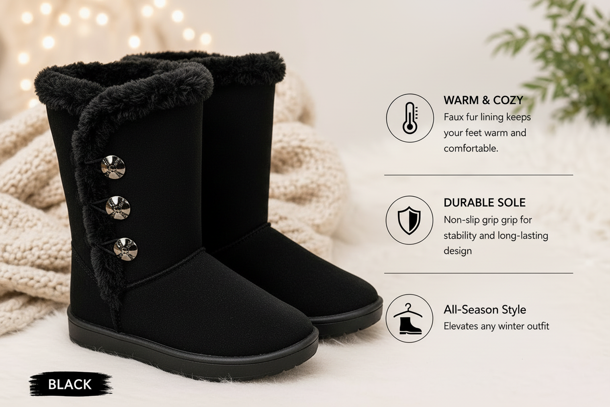 Cozy Ladies Winter Boots