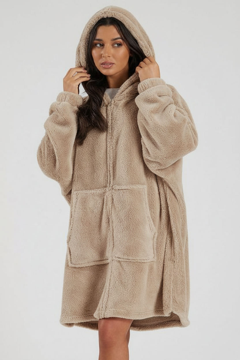 Stone Zip-Up Huggle