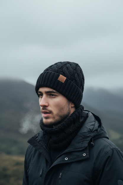Winter Essentials 2-Piece Set – Beanie & Neck Warmer