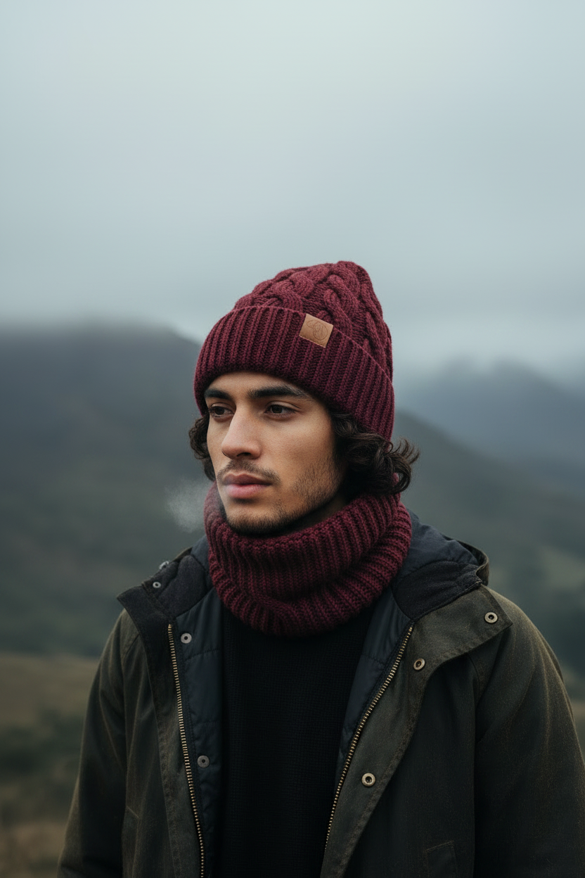 Winter Essentials 2-Piece Set – Beanie & Neck Warmer